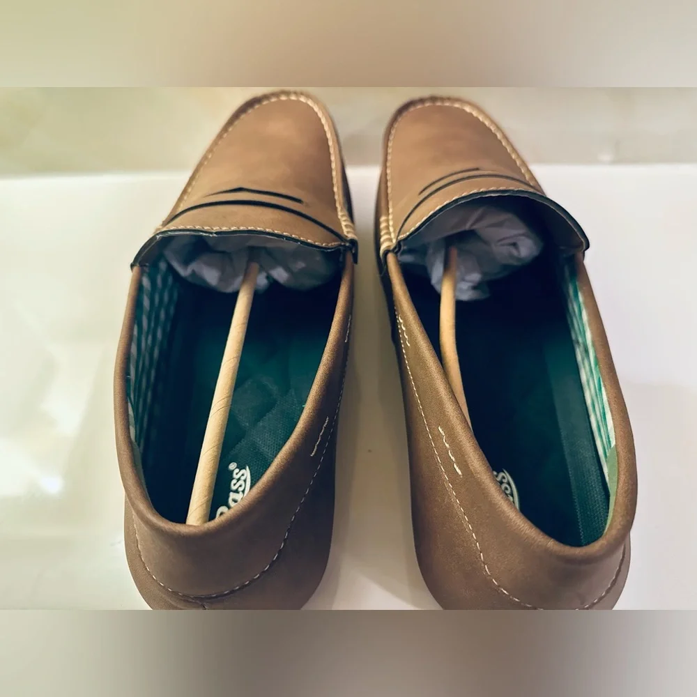 Bass NIB Men’s Brown Slip On Loafers 13M Brown Casual Comfort Classic Work New!